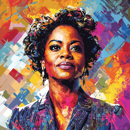 Viola Davis: The Essence Of Resilience As Annalise Keating Number Painting