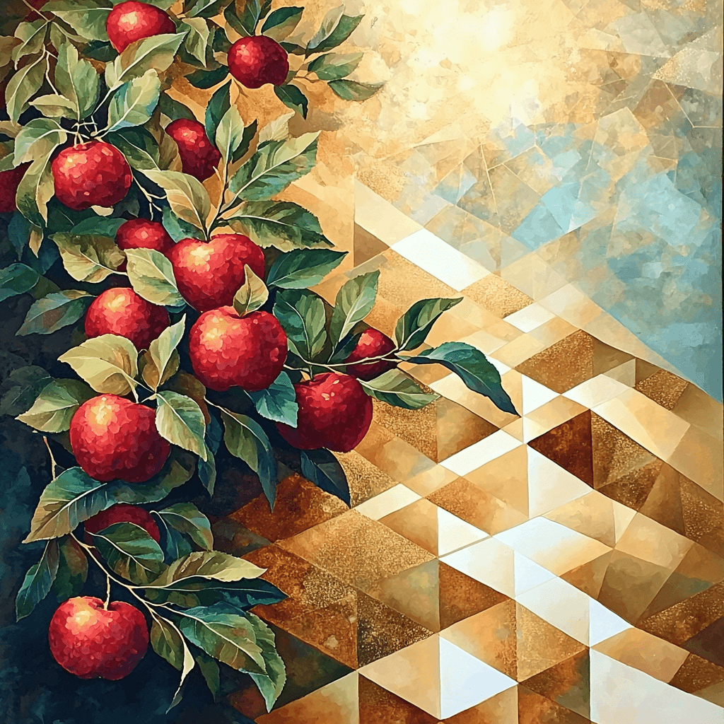 Paul Cézanne Inspired Celestial Orchard Reverie Paint By Color