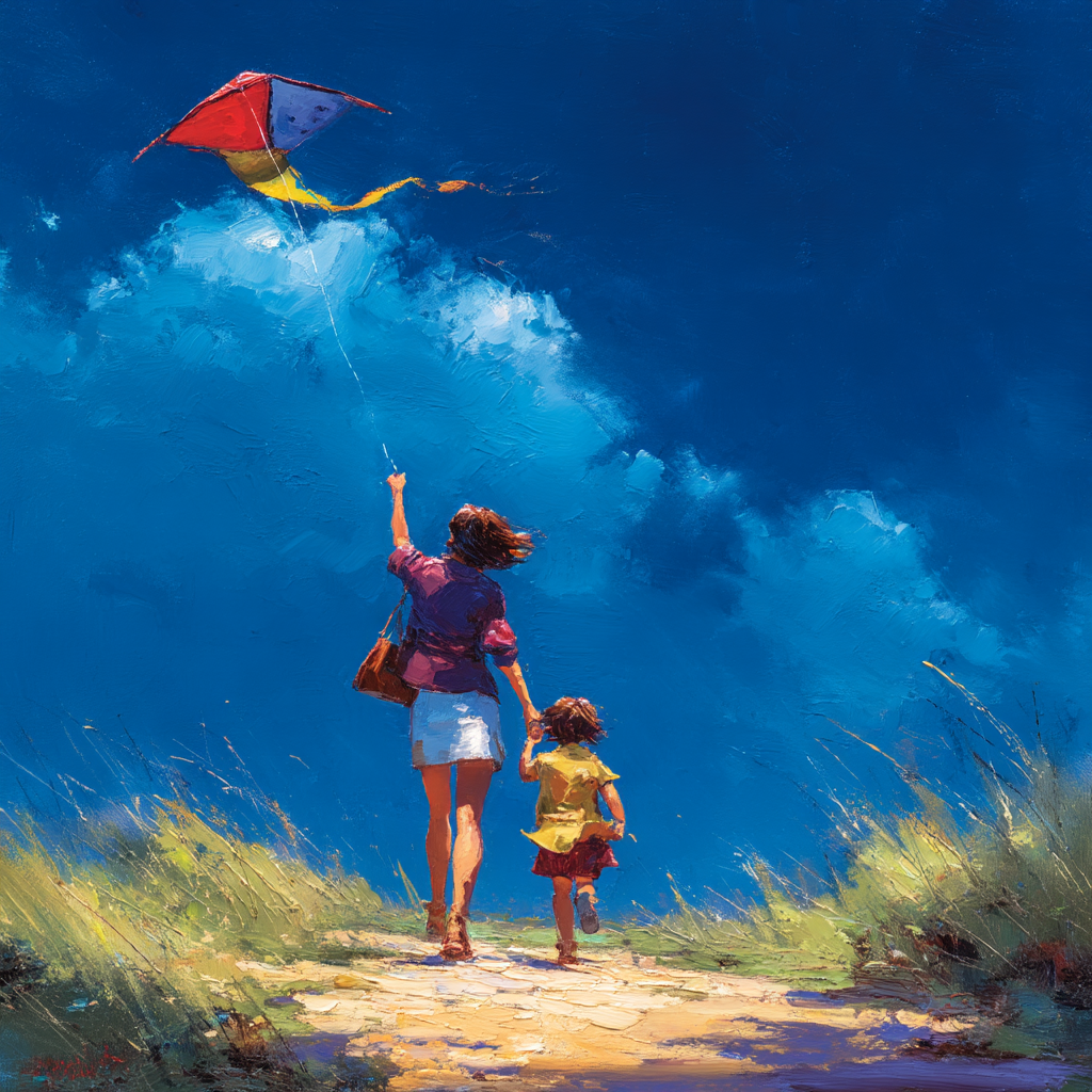 Kite Dreams Number Painting