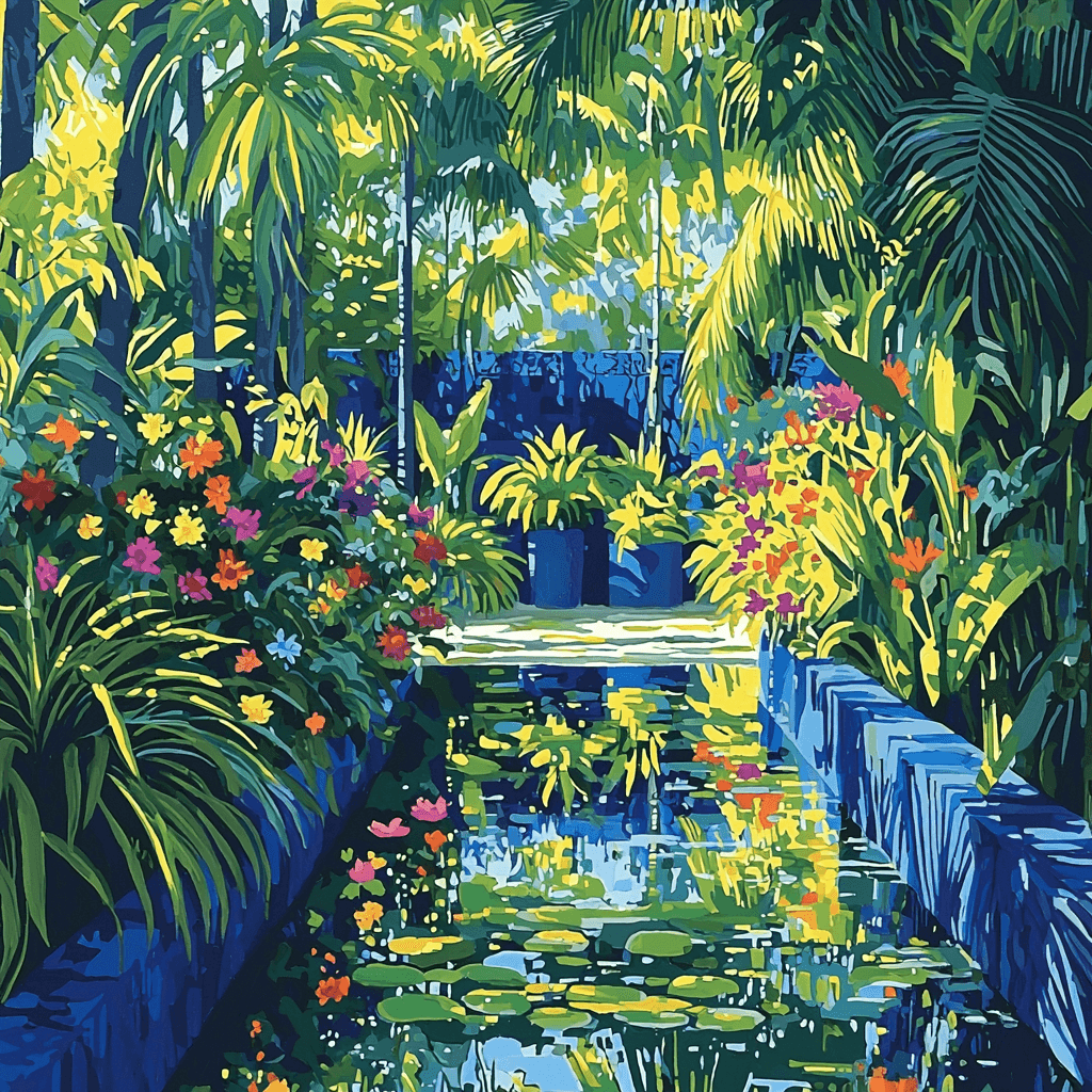 Jardin Majorelle - Marrakech Paint By Numbers