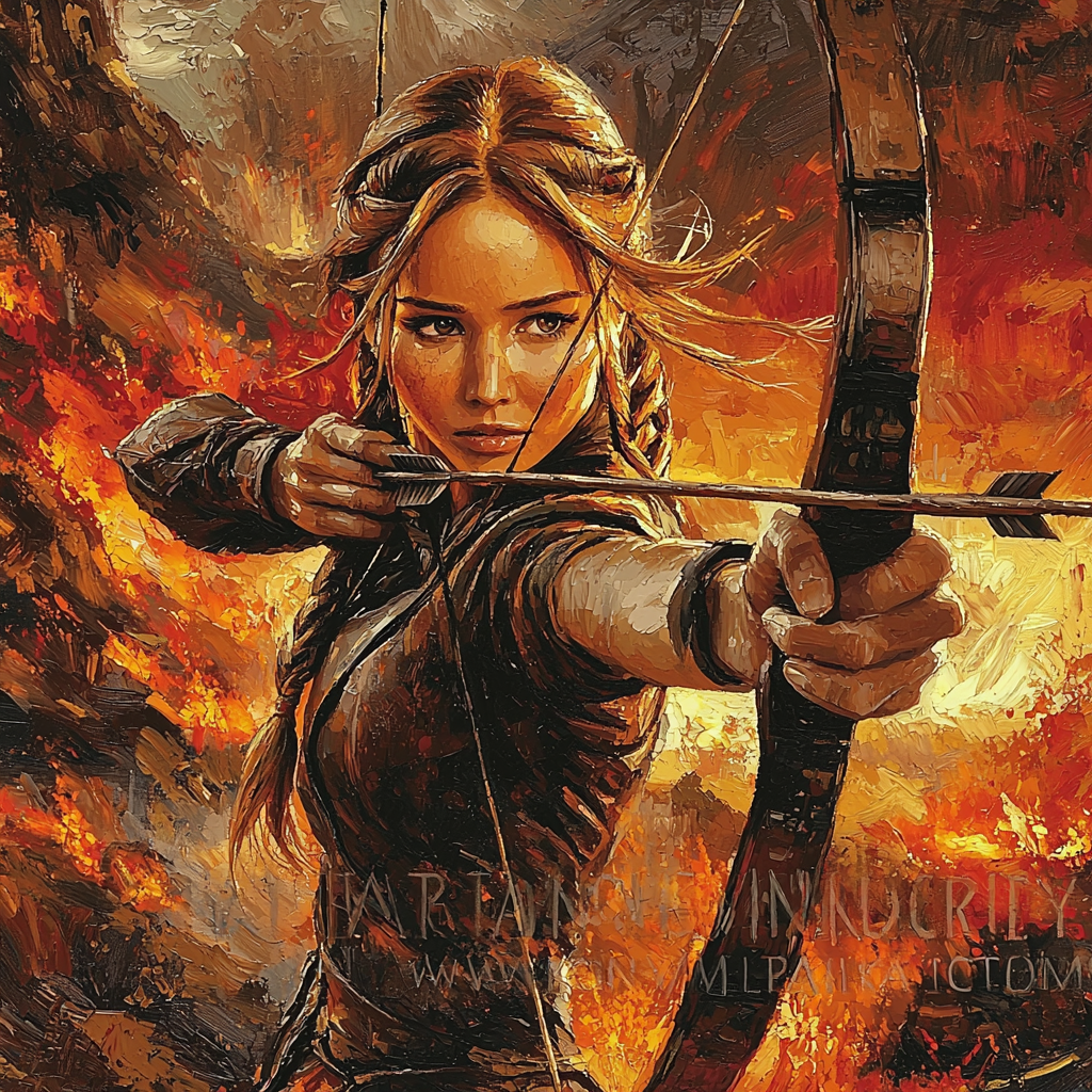 Jennifer Lawrence: The Silver Lining Starlet Numbered Painting Kits