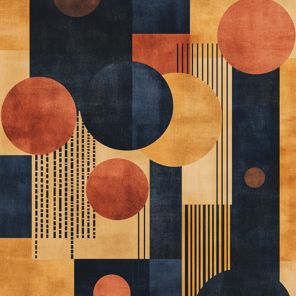 Paul Klee Inspired Clockwork Melody Paint by numbers art