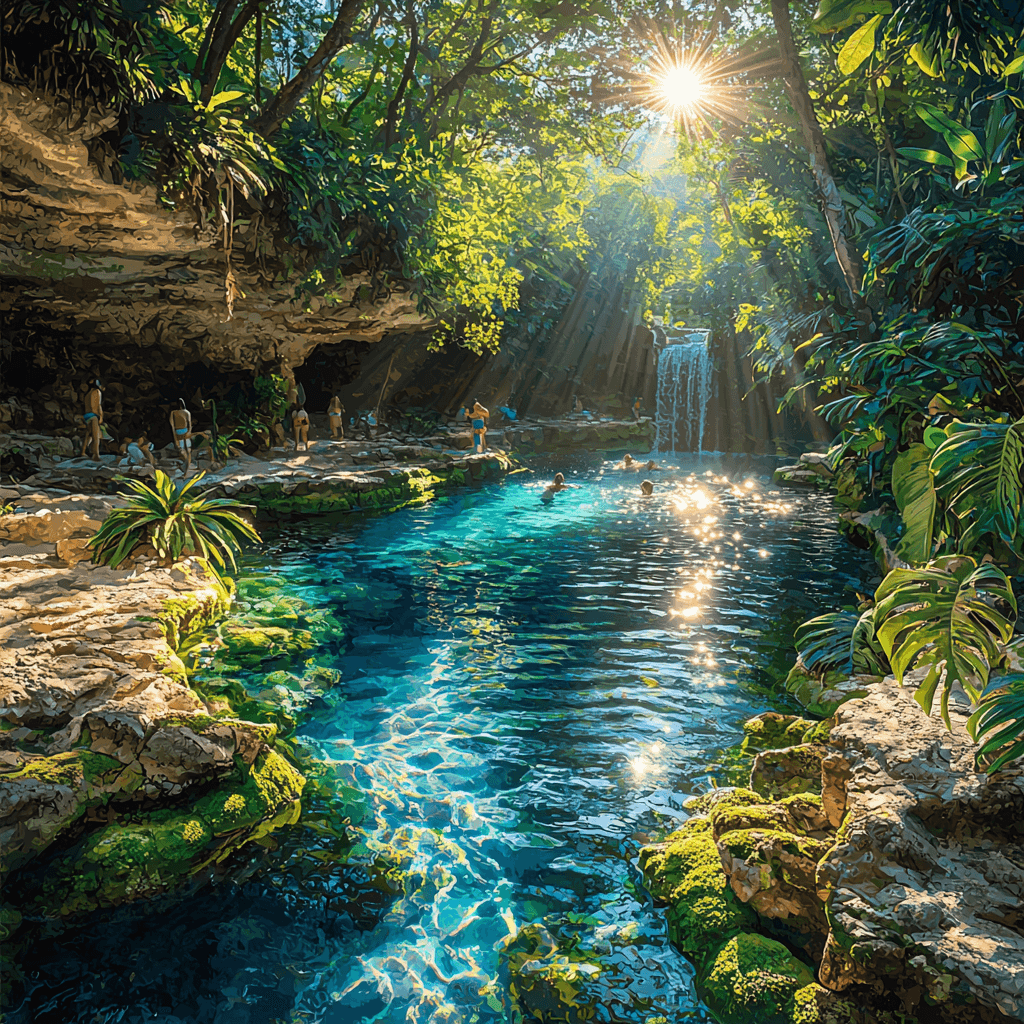 Riviera Maya Cenotes Paint By Numbers Kits
