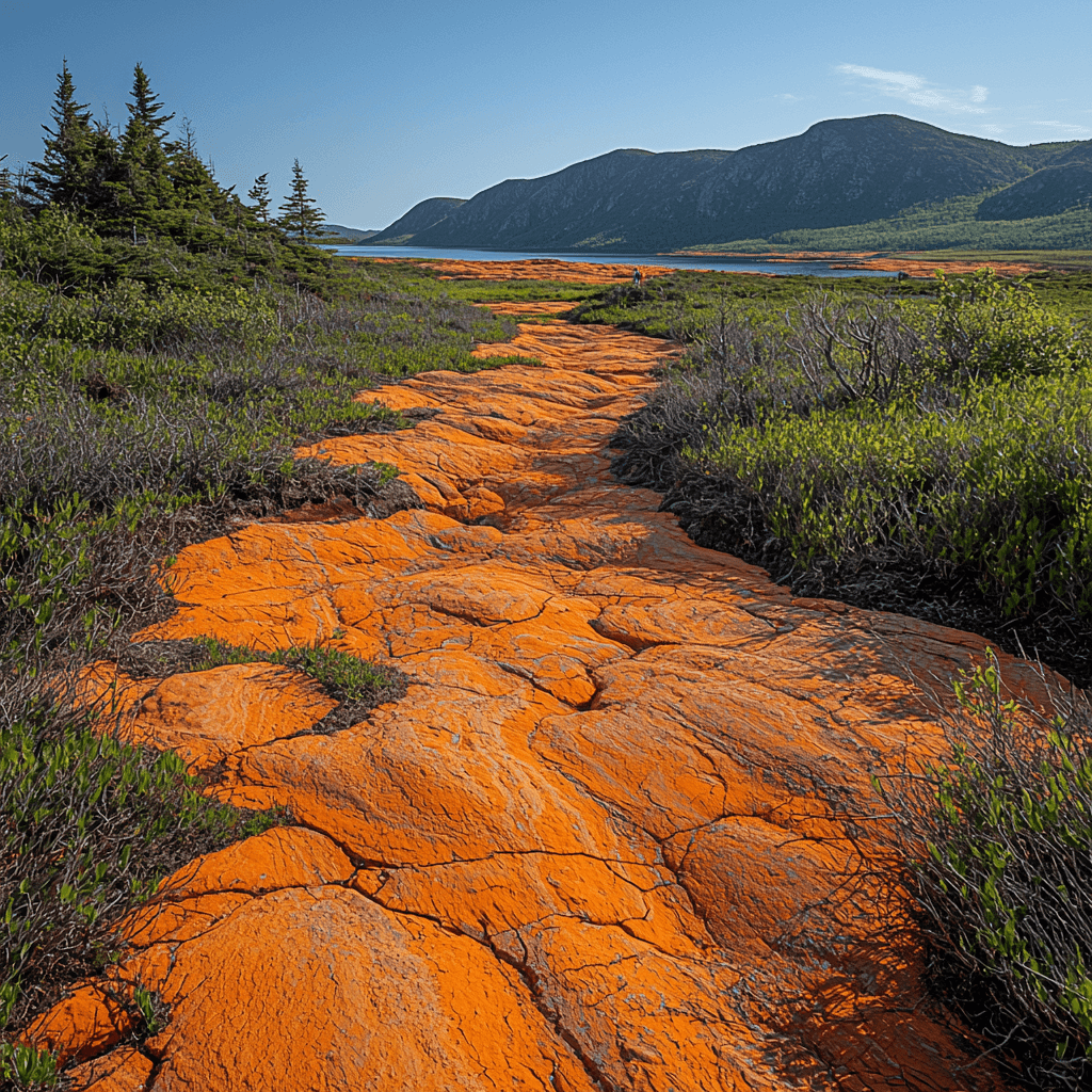 Tablelands - Gros Morne National Park, Canada Number Painting