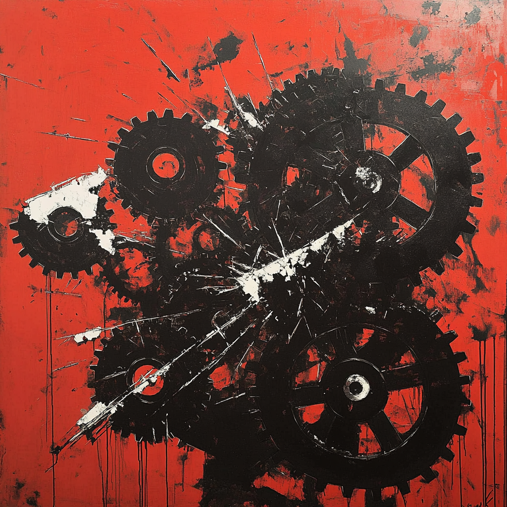 Banksy Inspired Broken Systems Paint by numbers kits