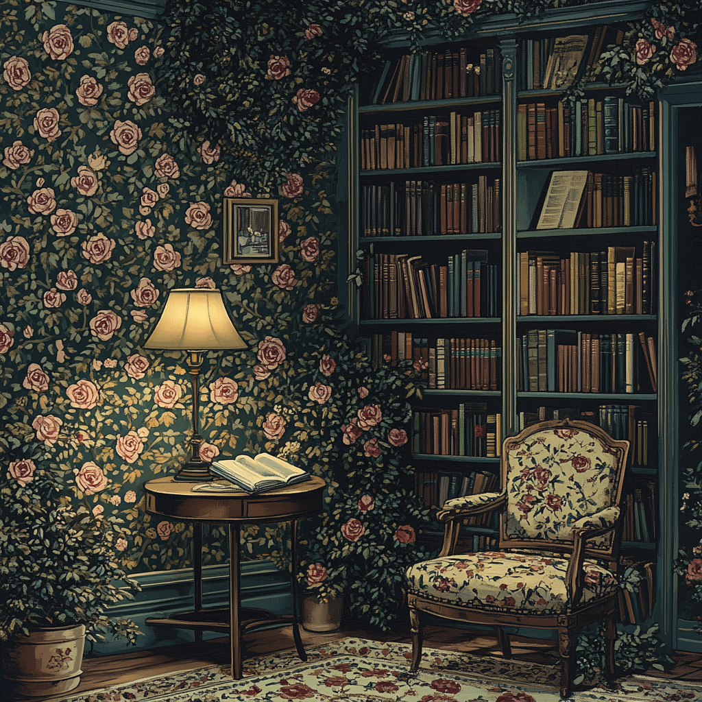 Edouard Vuillard Inspired Cozy Library Paint by numbers kits