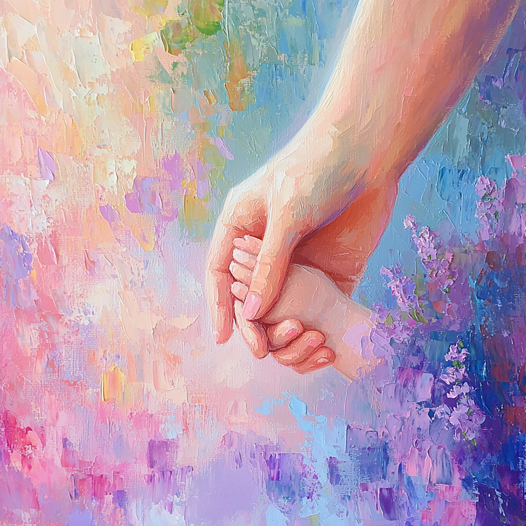 A Mother's Gentle Hand DIY Paint By Numbers