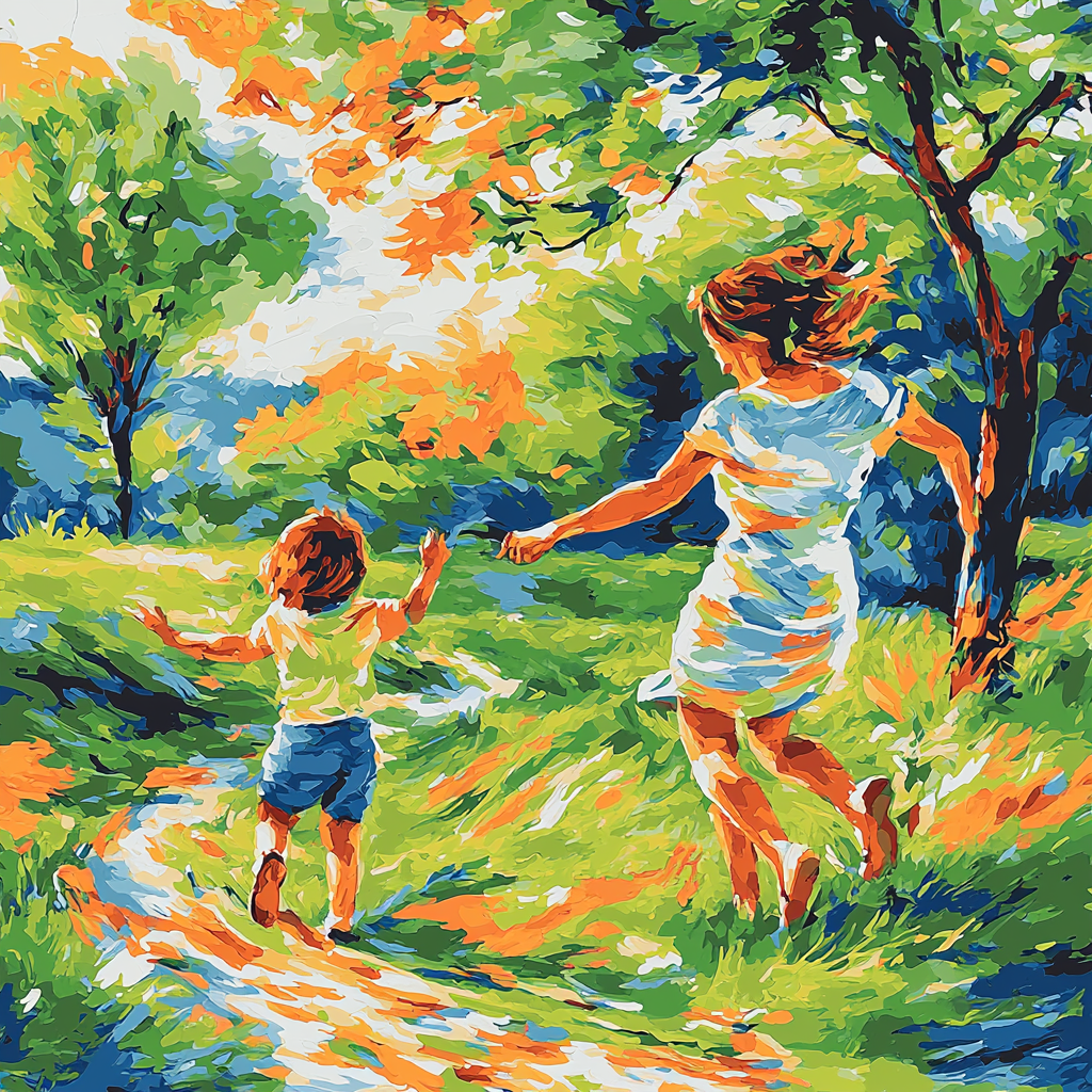 Mom And Me: Forever Friends Number Painting