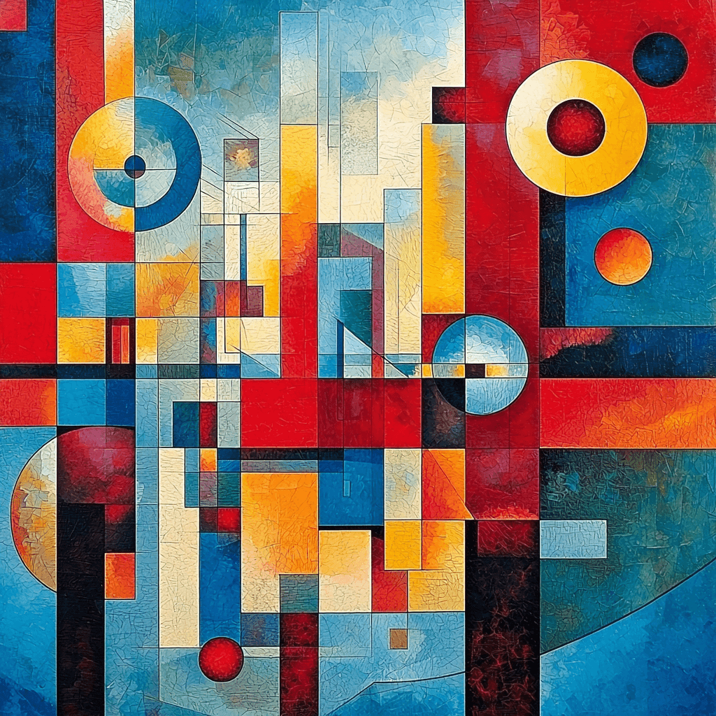 Wassily Kandinsky Inspired Futuristic Visions Paint By Numbers Kits