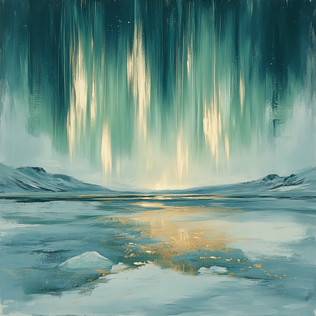 Leonardo Da Vinci Inspired Aurora Alchemy painting number kit