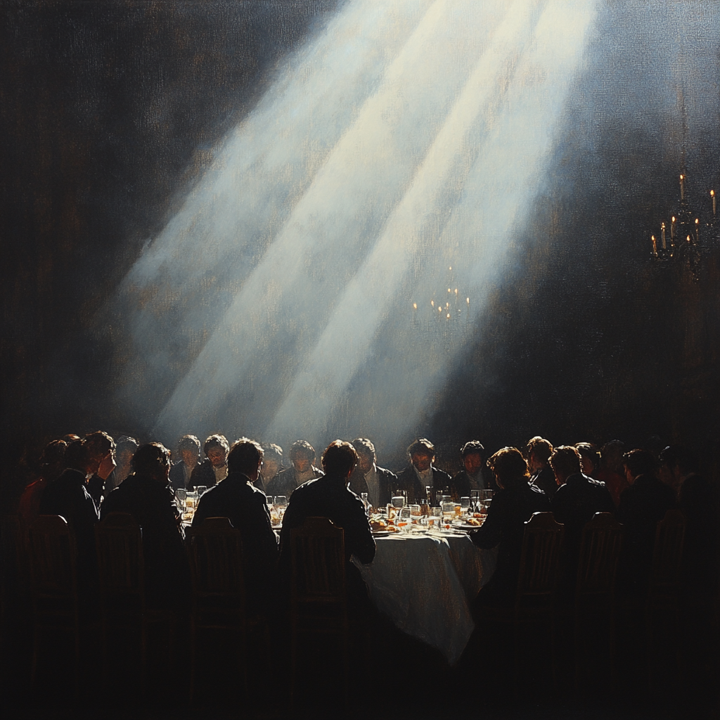 Caravaggio Inspired Dramatic Meal DIY paint by numbers