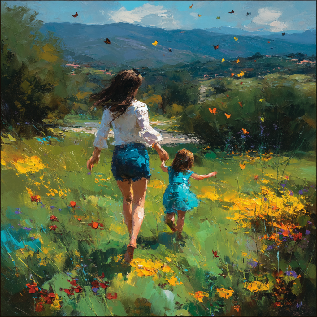 Catching Butterflies Painting By Numbers Kit