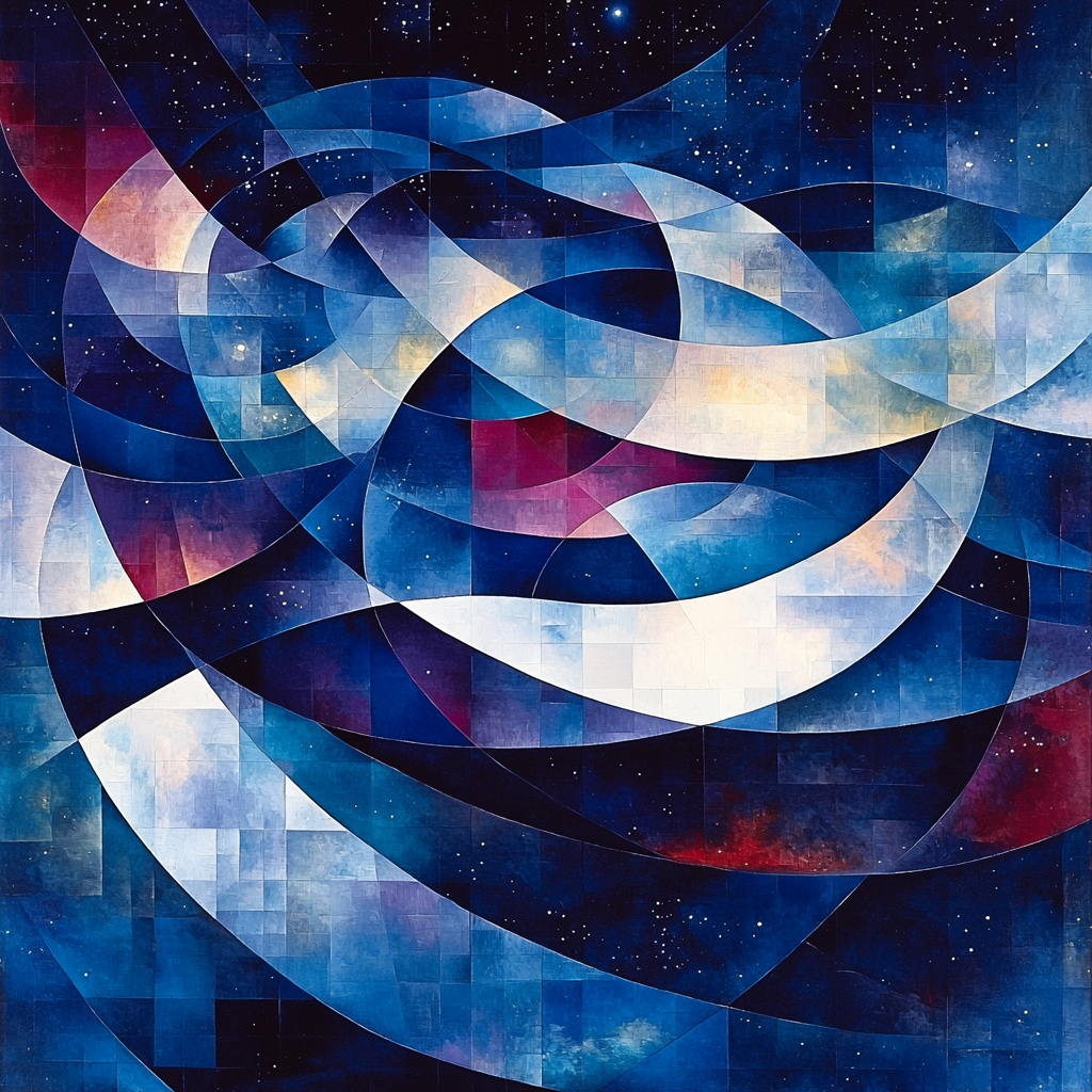 Kazimir Malevich Inspired Celestial Mechanics Paint By Color