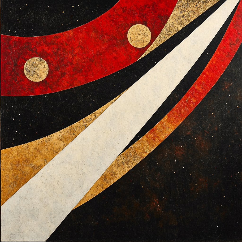 Kazimir Malevich Inspired Suprematist Aurora Paint by numbers kits