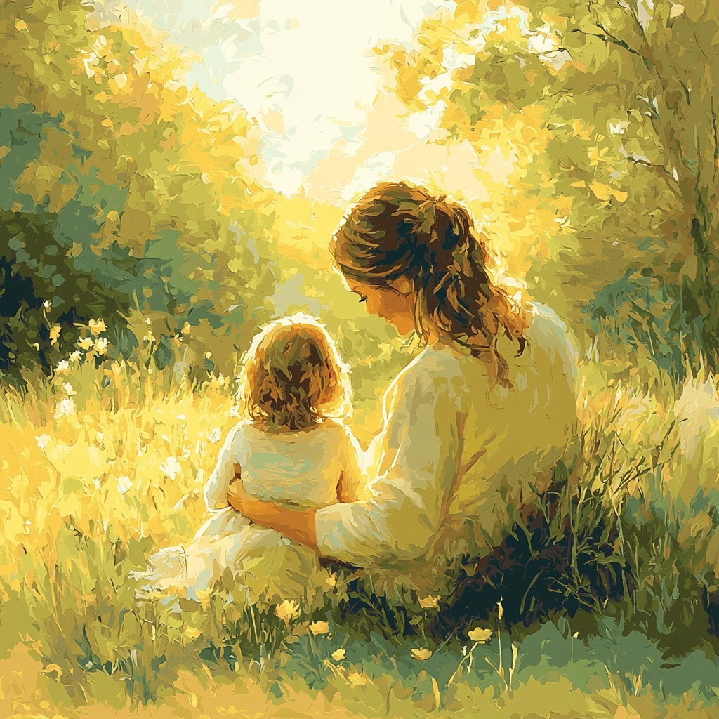 Tender Moments In Nature Paint By Color