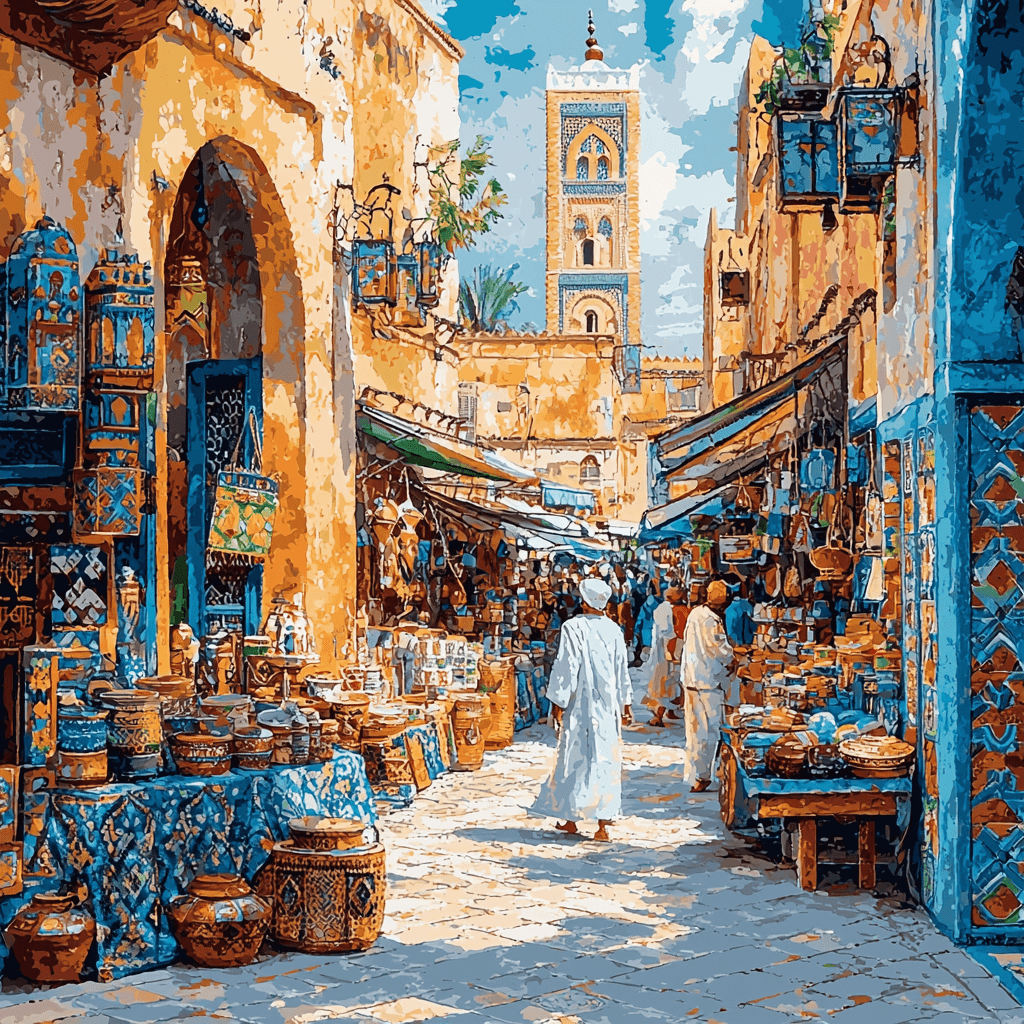 Medina Of Fez Paint By Color