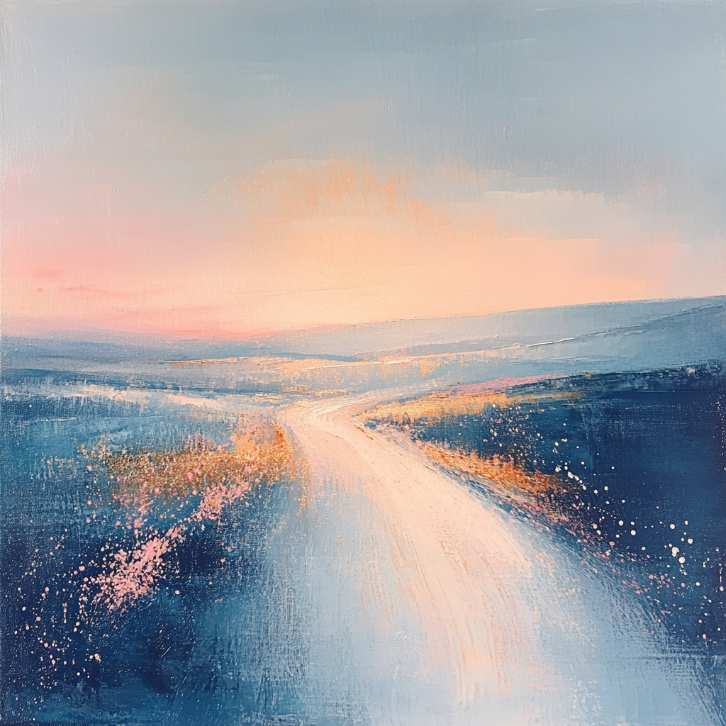 Edgar Degas Inspired Whispering Patterns paint by number