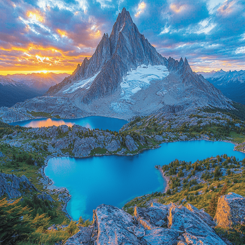 Fitz Roy Mountain Paint By Color