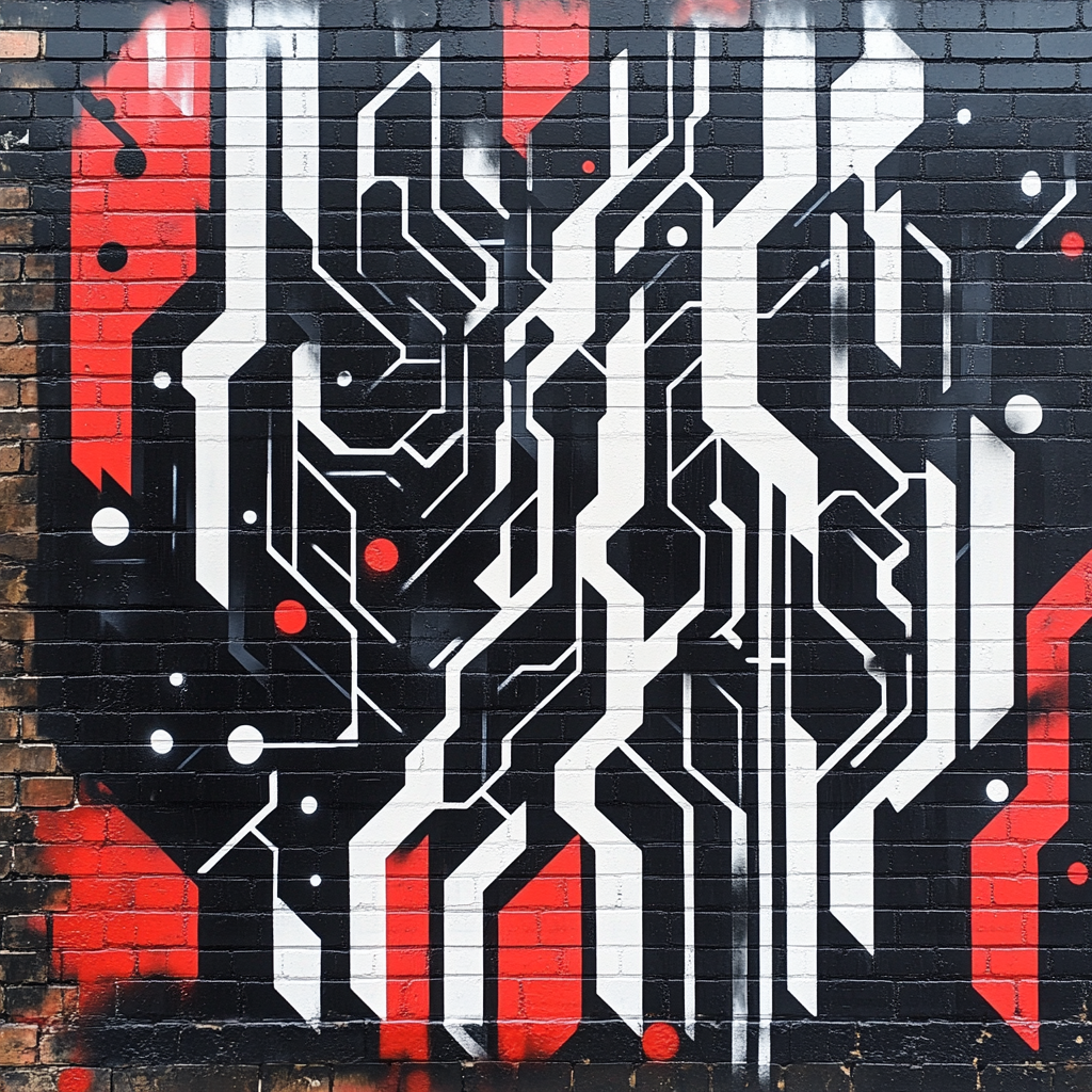 Banksy Inspired Anti Capitalism Circuit Paint by numbers art
