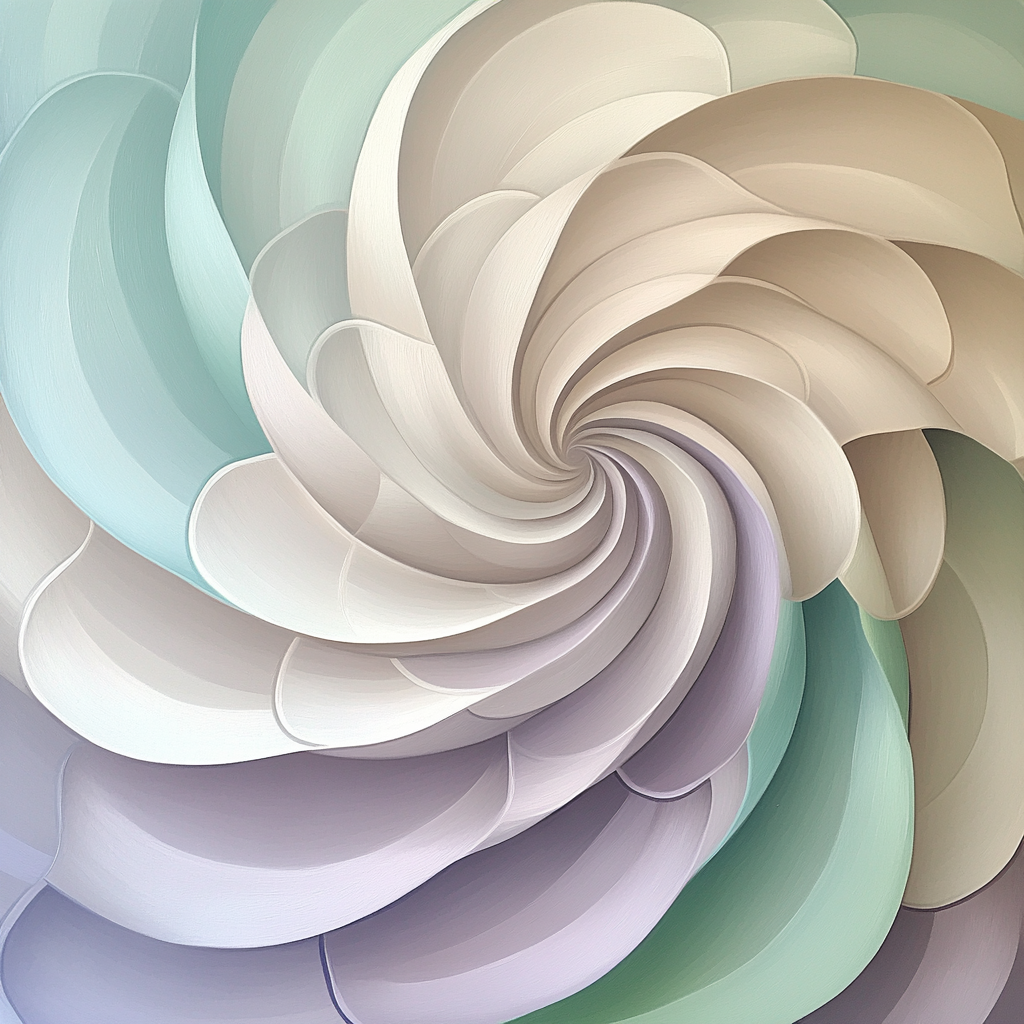 Georgia O’Keeffe Inspired Lavender Shell Abstraction Paint by numbers kits