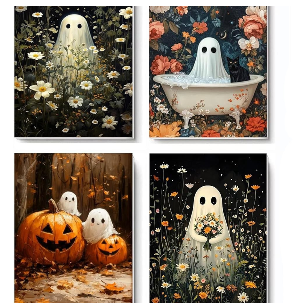 4 Pack Halloween Paint by Numbers Kit