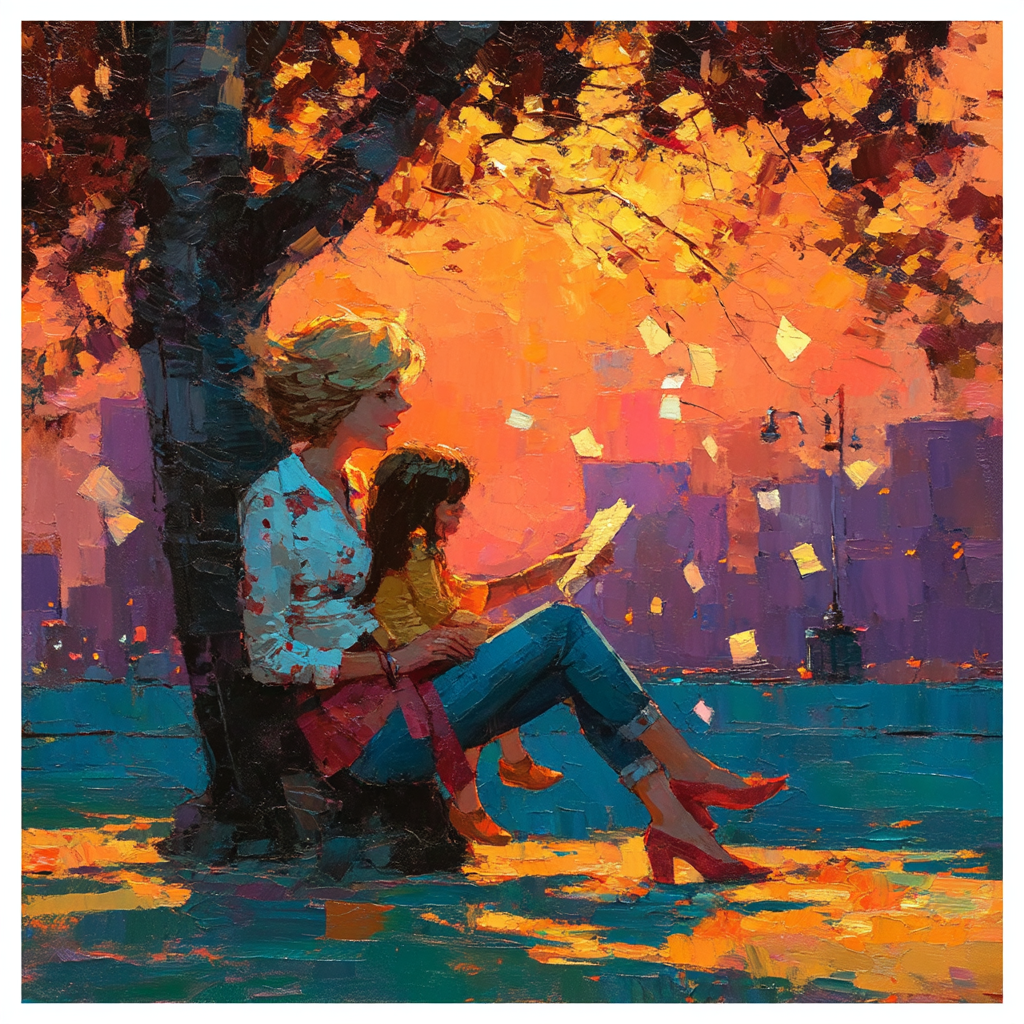 The Melody Of Motherhood Painting By Numbers Kit