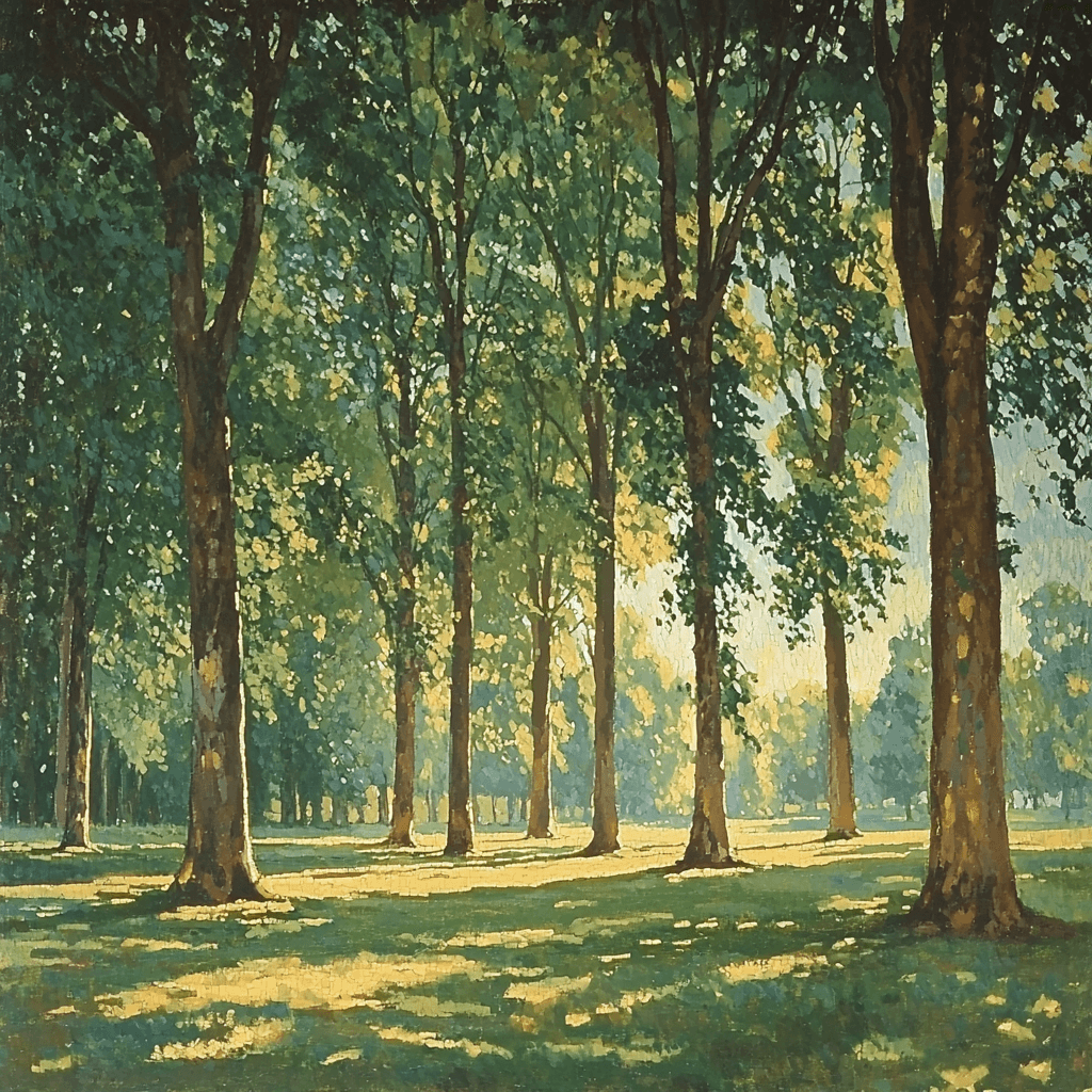 Paul Cézanne Inspired Light Through The Trees Painting Number Kit