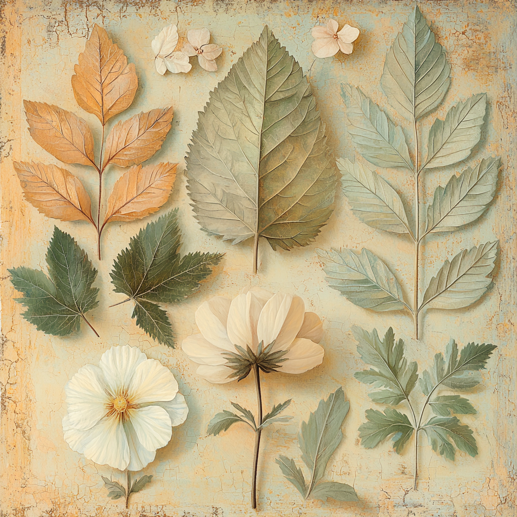 Leonardo Da Vinci Inspired Timeless Botanicals Painting By Numbers Kit