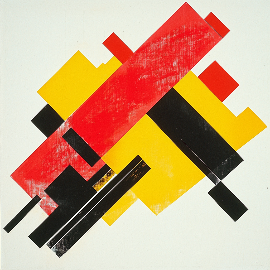 Kazimir Malevich Inspired Bold Geometry Paint By Numbers Art