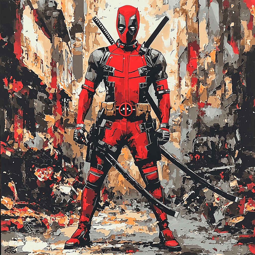 Ryan Reynolds: The Merc With A Mastery Of Mayhem Paint By Numbers