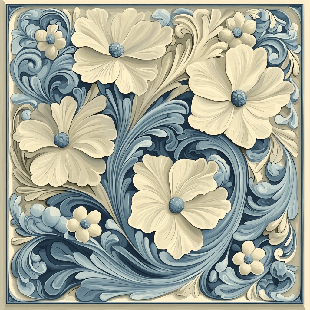 Alphonse Mucha Inspired Timeless Whispers Numbered Painting Kits