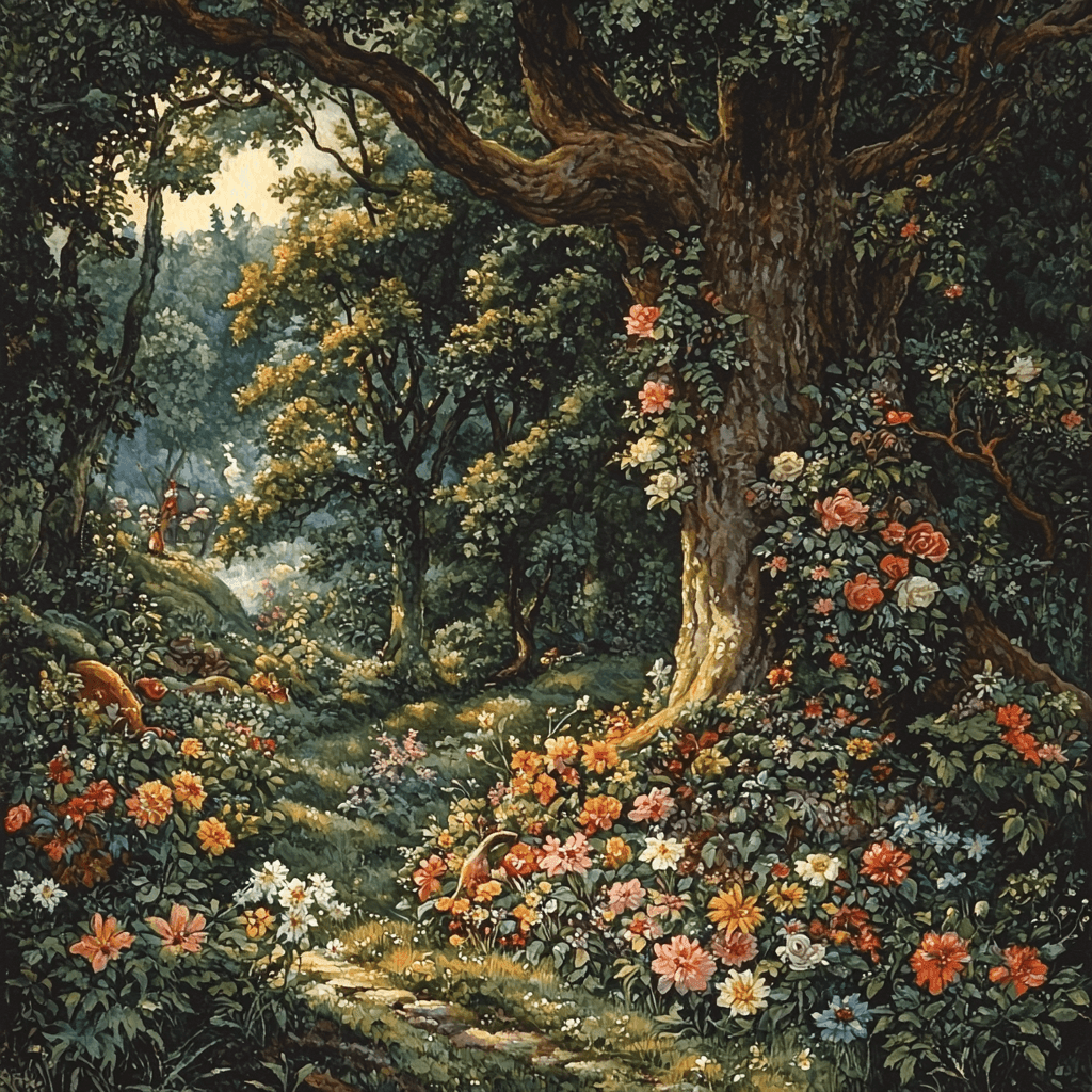 Arthur Rackham Inspired Fantasy Forest Adventures DIY Paint By Numbers