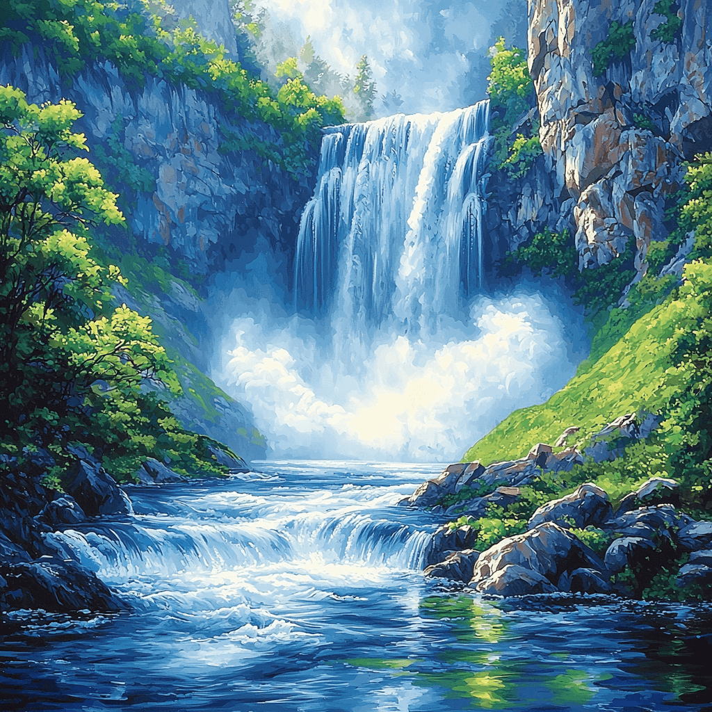 Victoria Falls - Zimbabwe Paint By Numbers Kits