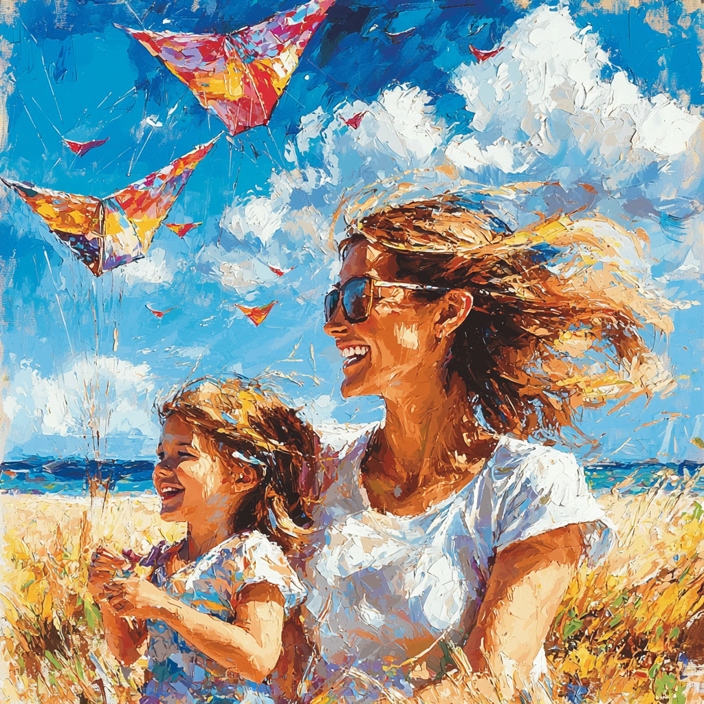 Kites In The Breeze Paint By Color