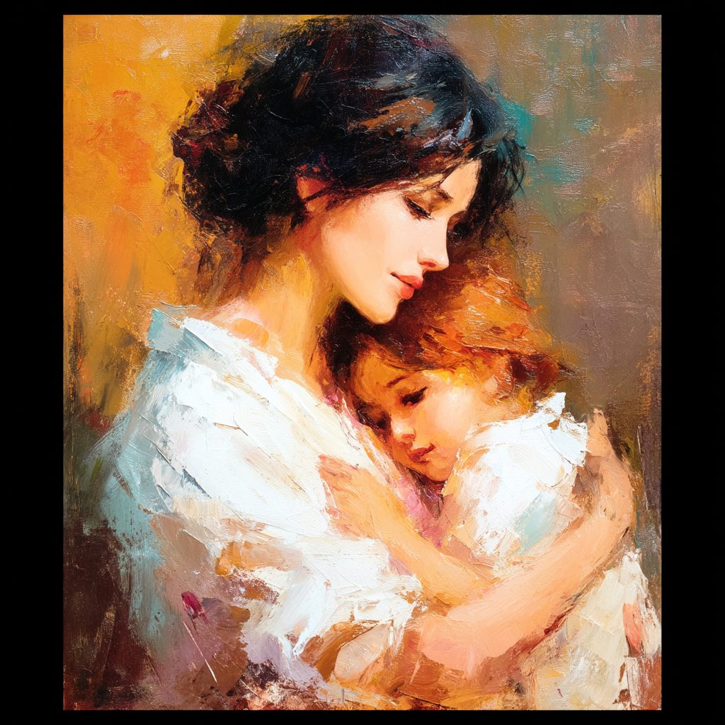 The Comforting Embrace Paint By Numbers