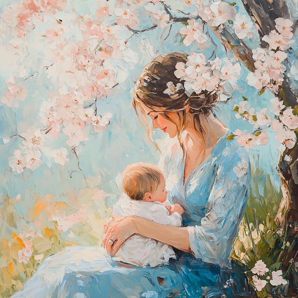 Tapestry Of Tender Moments Number Painting