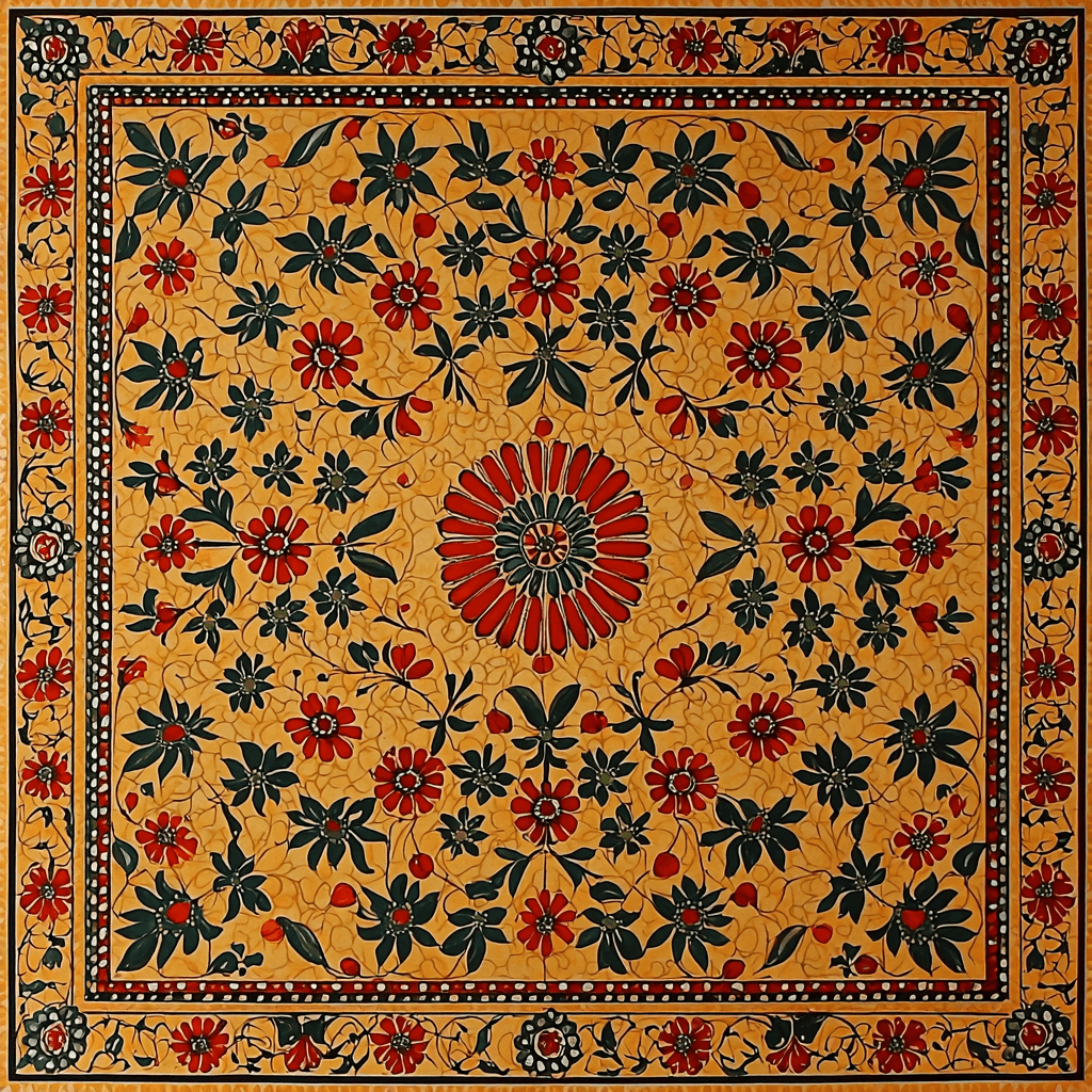 Nandalal Bose Inspired Echoes Of Tradition Paint By Number