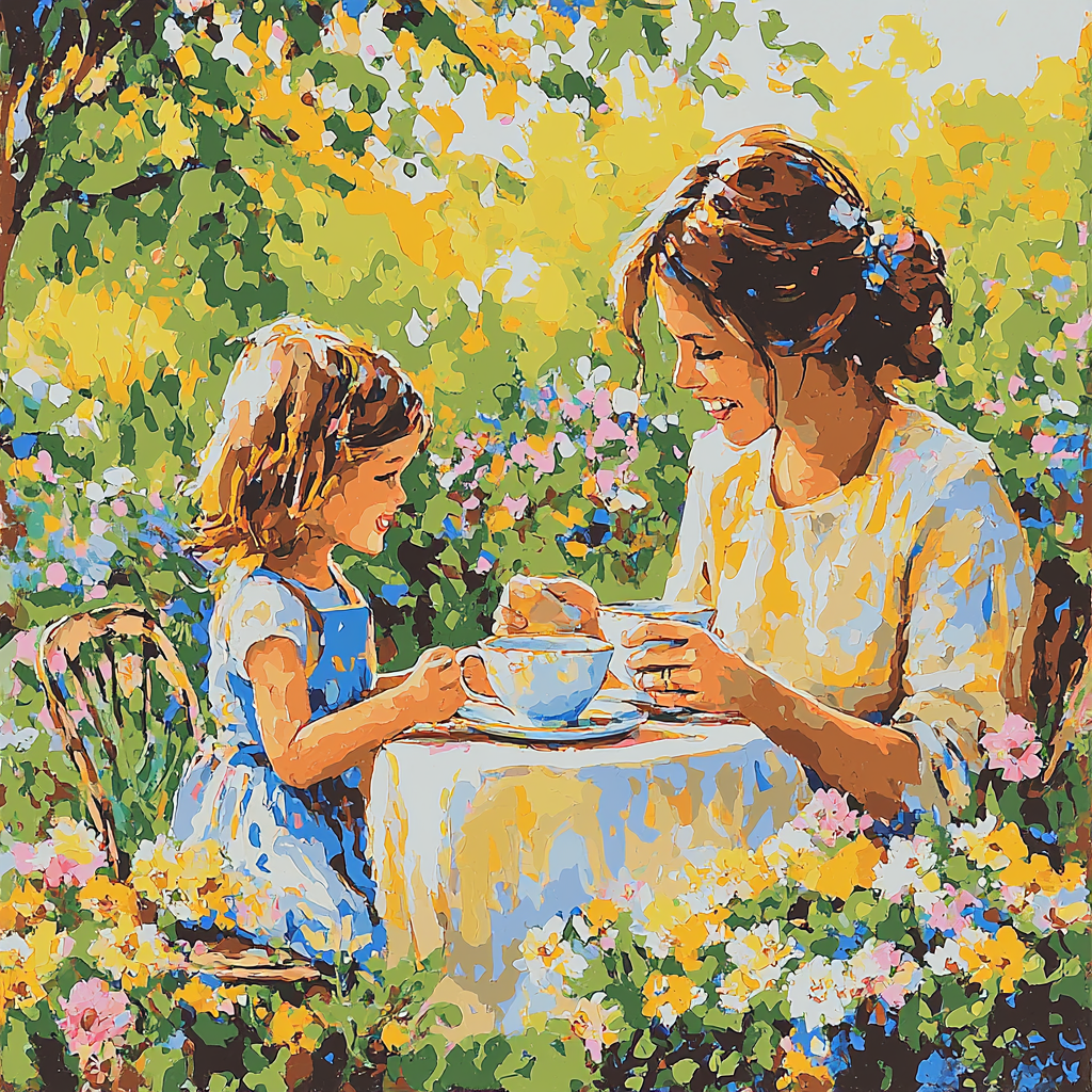 Afternoon Tea Delight DIY Paint By Numbers