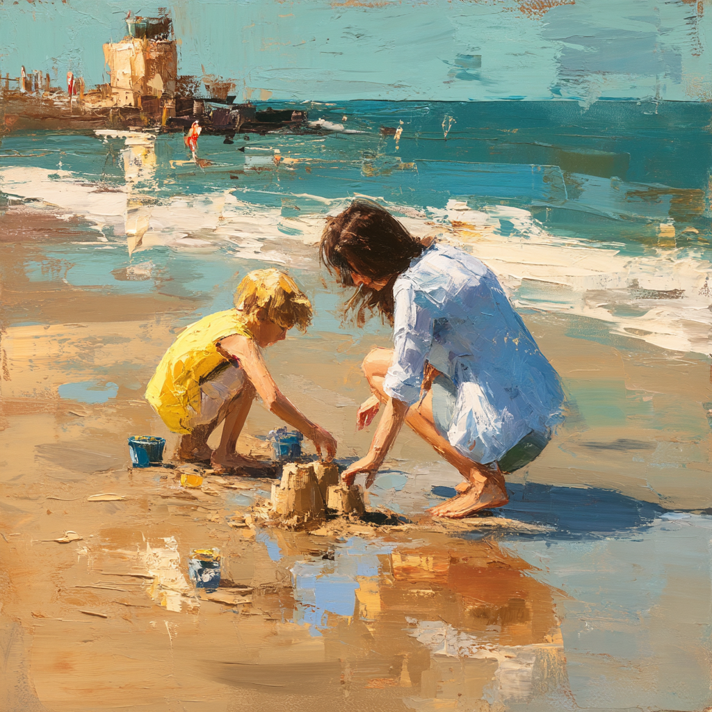 Sands Of Time Number Painting