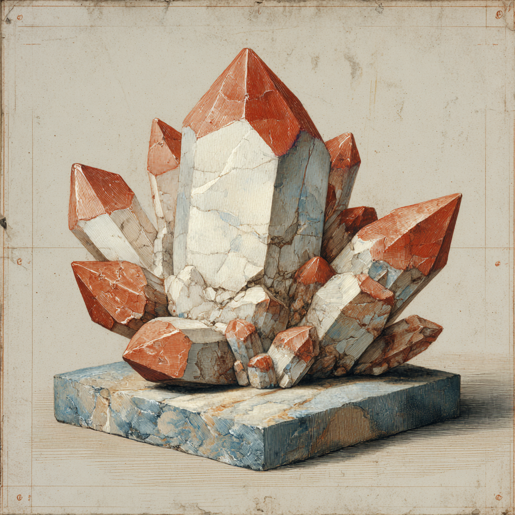 Michelangelo Inspired Quartz Blossom paint by number