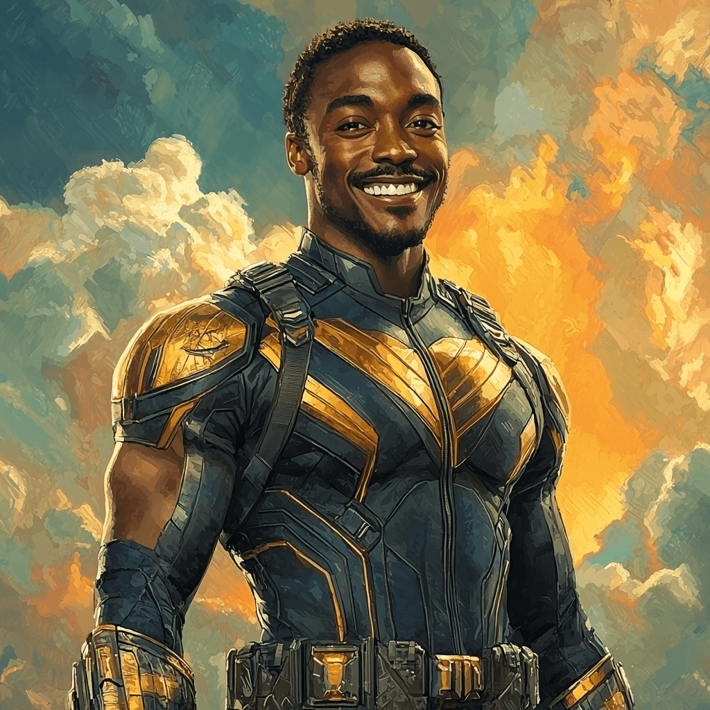 Anthony Mackie: Soaring High As The Falcon Paint By Color