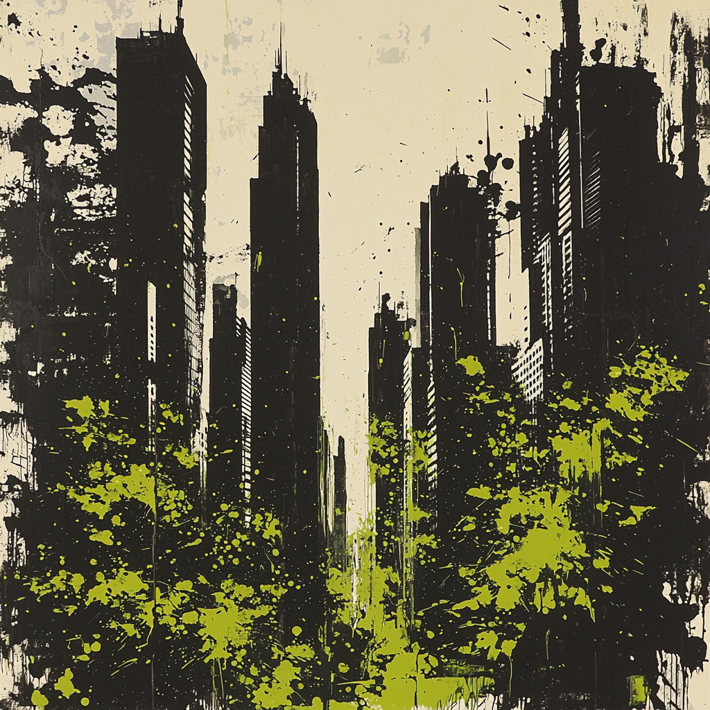 Banksy Inspired Concrete Jungle Paint By Numbers Kits