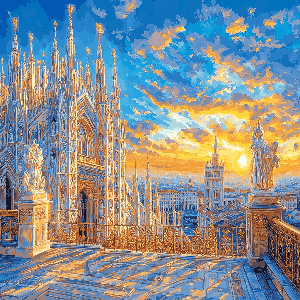 Milan Cathedral Paint By Numbers