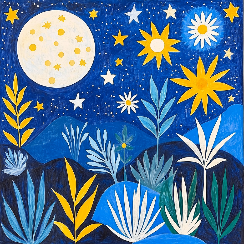 Henri Matisse Inspired Lunar Dance Numbered Painting Kits