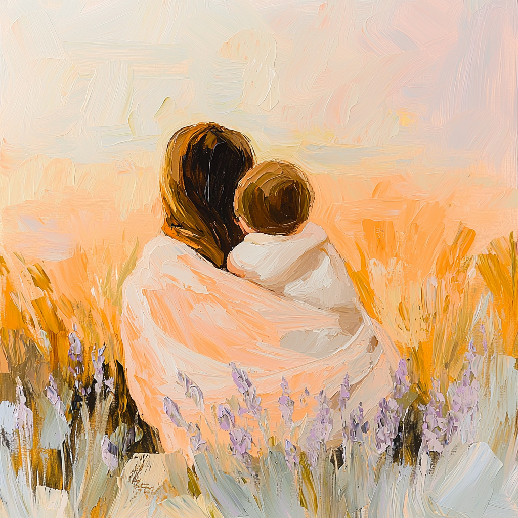 A Mother’s Warmth Paint By Number