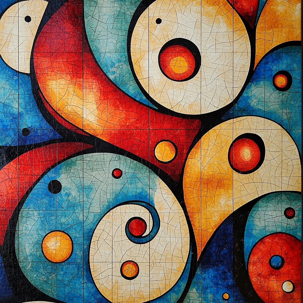 Joan Miró Inspired Whimsical Dreamsphere Painting By Numbers Kit