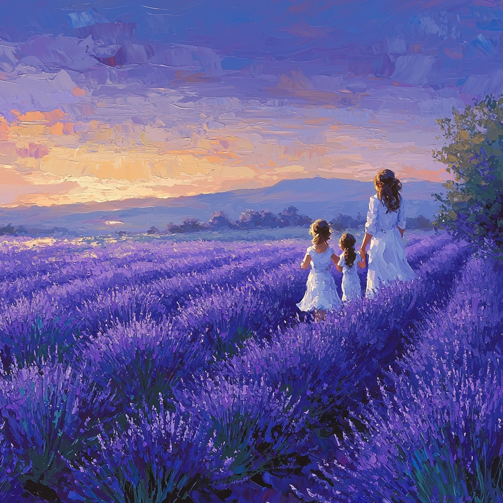 Memories In Lavender Paint By Number