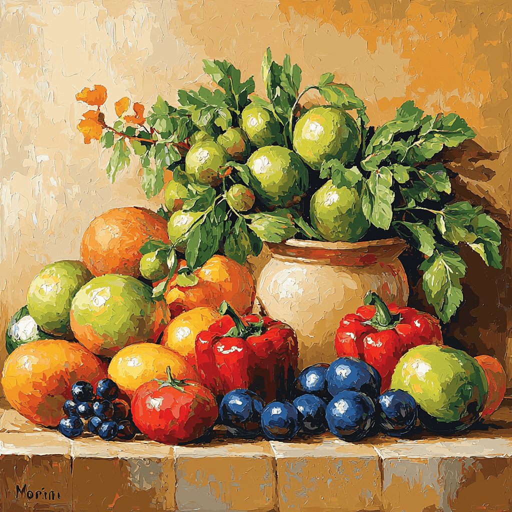 Giorgio Morandi Inspired Culinary Heritage Numbered Painting Kits