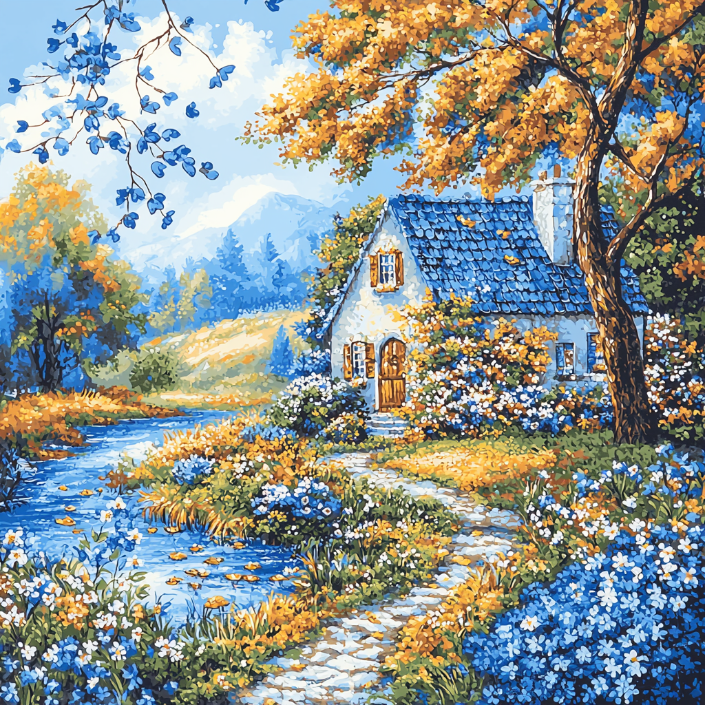 Family Moments In Nature Numbered Painting Kits