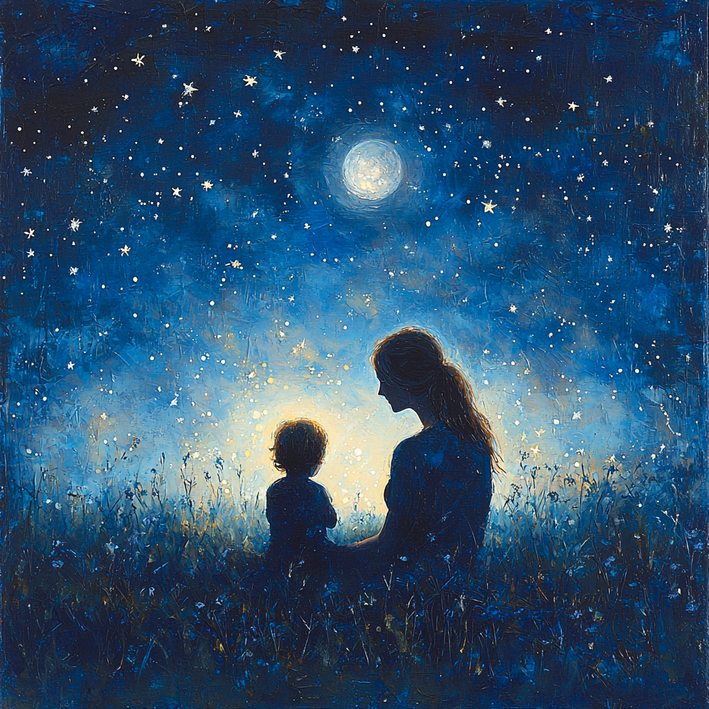 Under The Moonlit Sky DIY Paint By Numbers